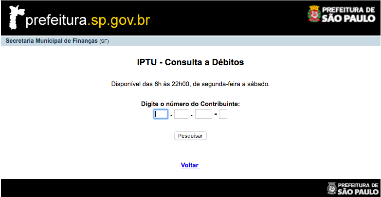 Consulta IPTU 2024 São Paulo